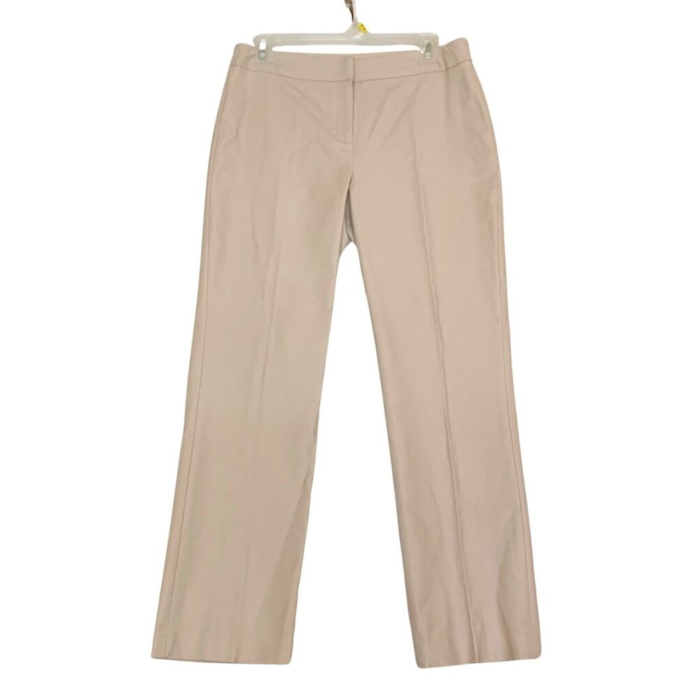 NIC + ZOE Casual Strait Pants Ivory Size P6